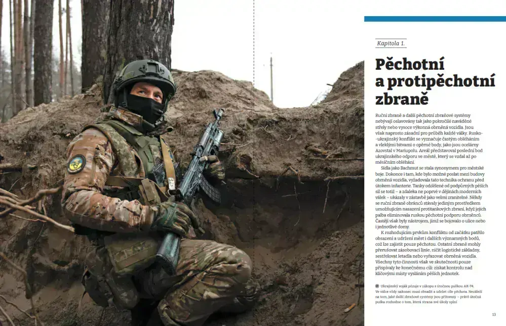 Bojiště Ukrajina – Vojenská technika & ruční zbraně