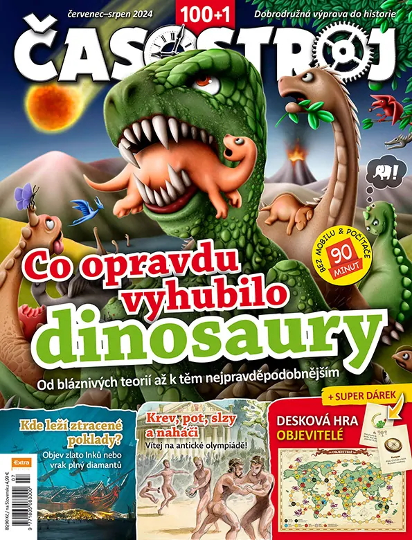 Časostroj 7-8/2024 - Co opravdu vyhubilo vyhubilo dinosaury