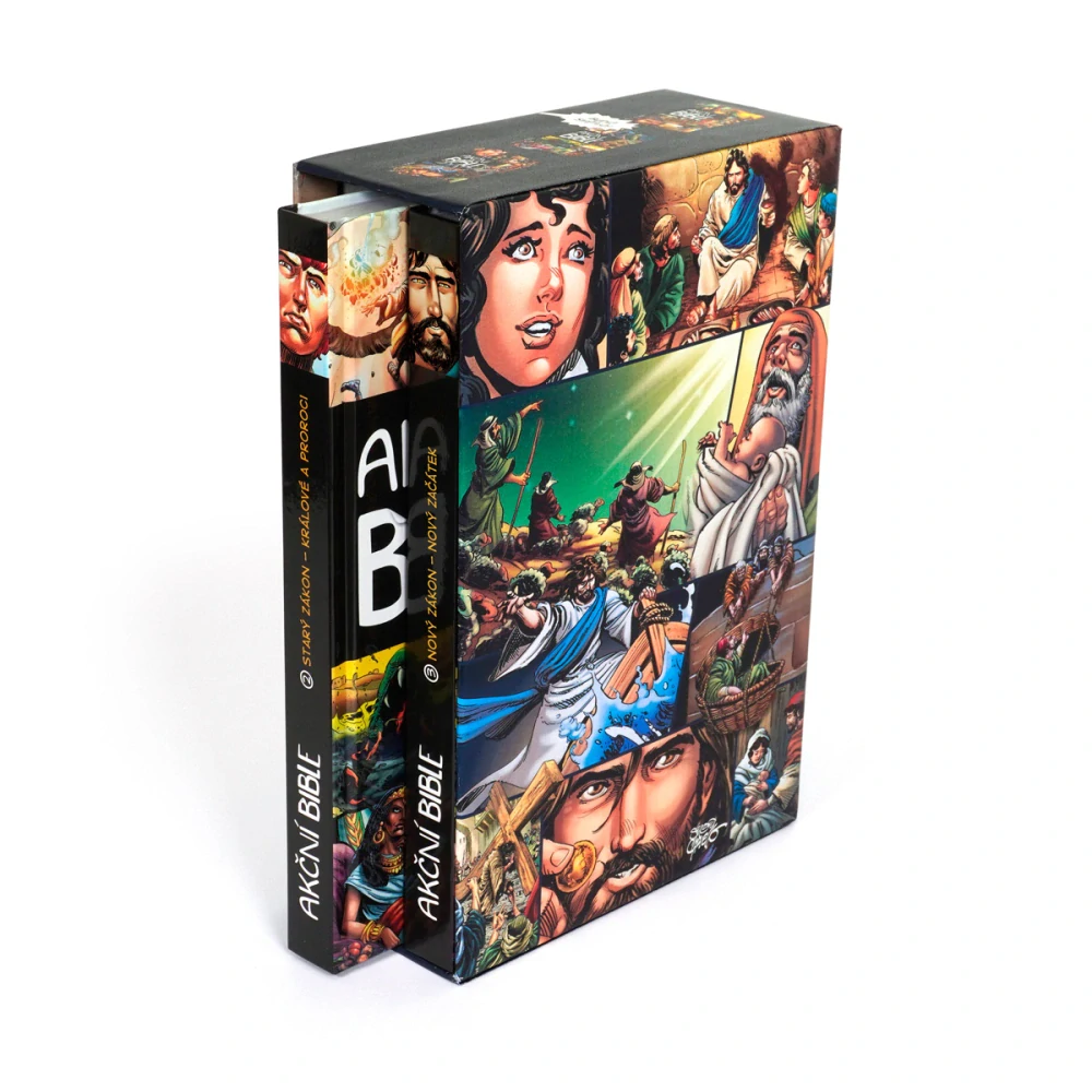 Akční Bible (2. a 3. díl) + dárkový box