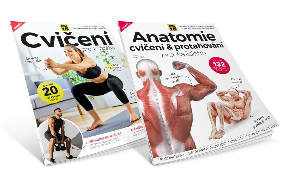 Komplet: Anatomie cvičení a protahování + Cvičení pro každého