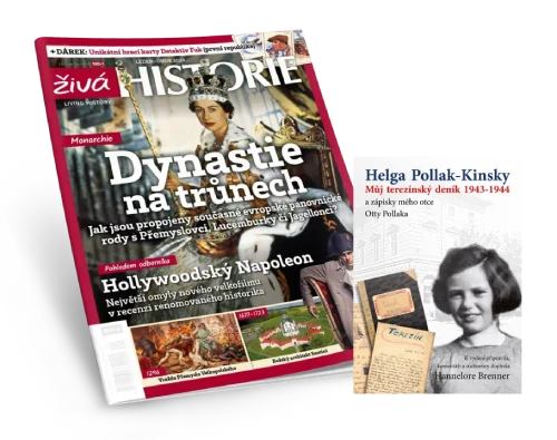 Živá historie - Předplatné na 2 roky s knihou Můj Terezínský deník 1943-1944 (od č. 9/2026)