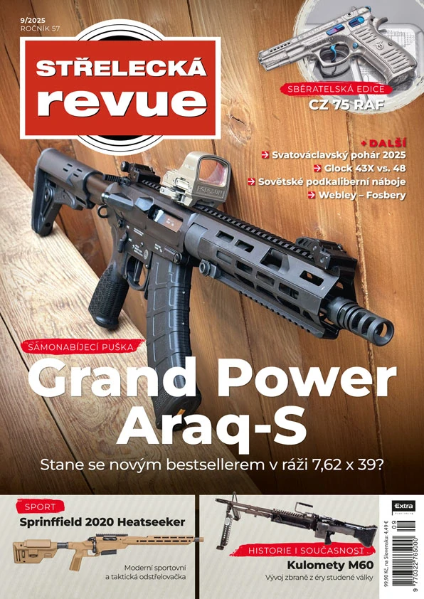 STŘELECKÁ revue 9/2025 - Grand Power Araq-S