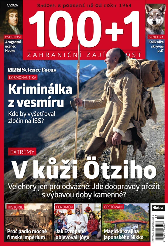 100+1 zahraniční zajímavost 1/2026 - V kůži Ötziho
