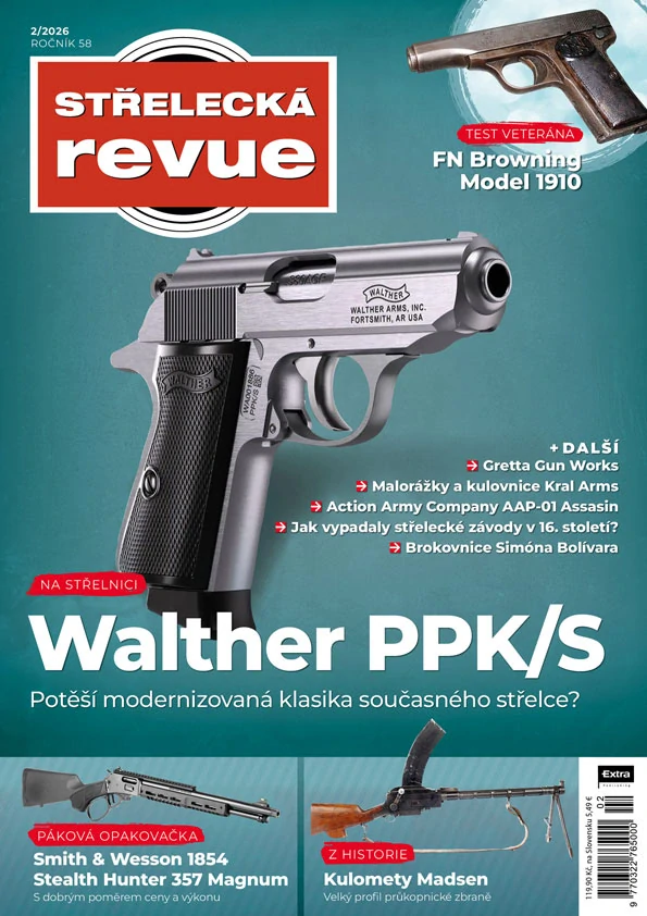 STŘELECKÁ revue 2/2026 - Walther PPK/S