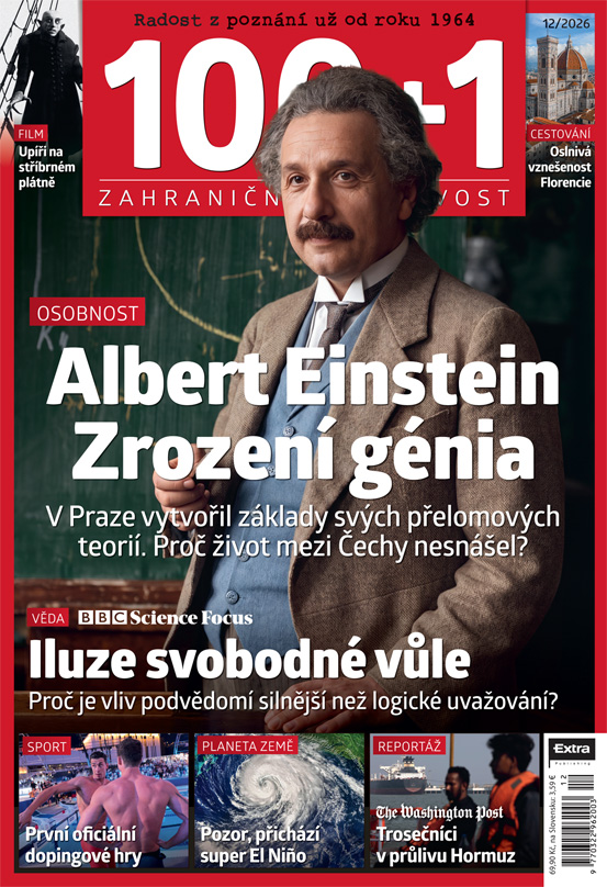100+1 zahraniční zajímavost 12/2026 - Albert Einstein + KŘÍŽOVKY