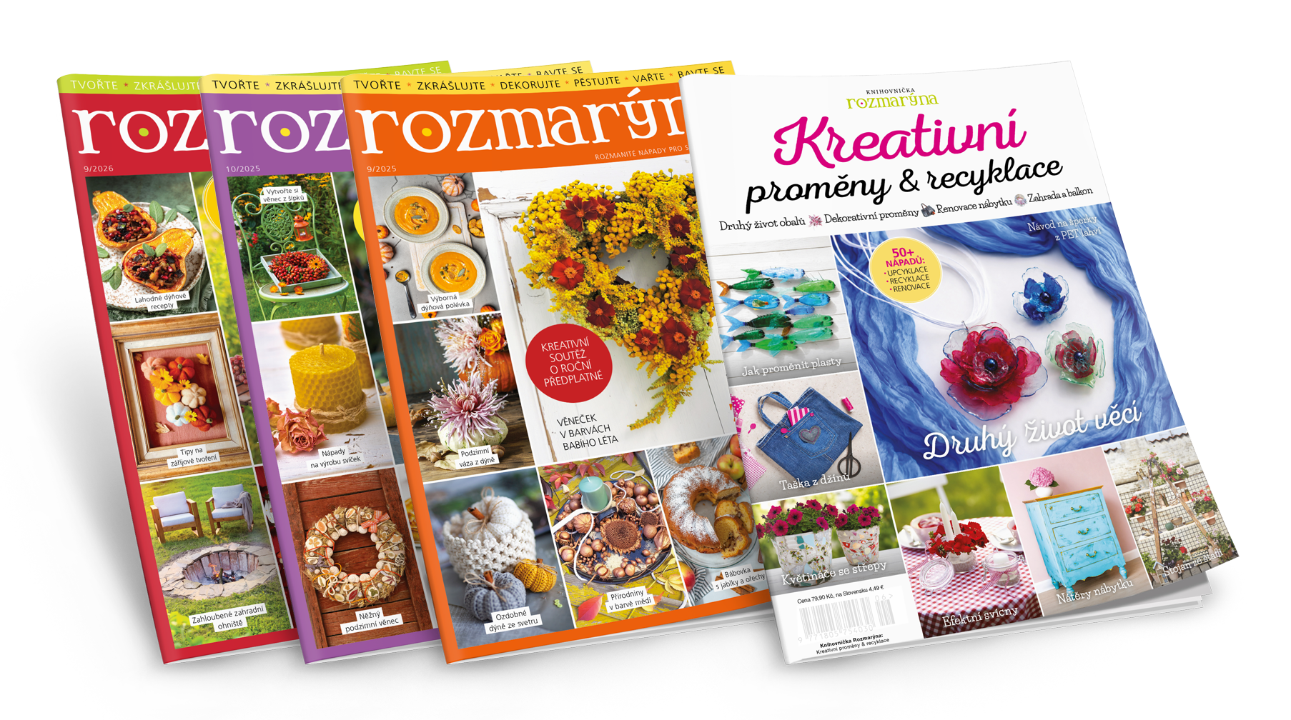 Rozmarýna - Podzimní předplatné (od č. 9/2026) + Recyklace