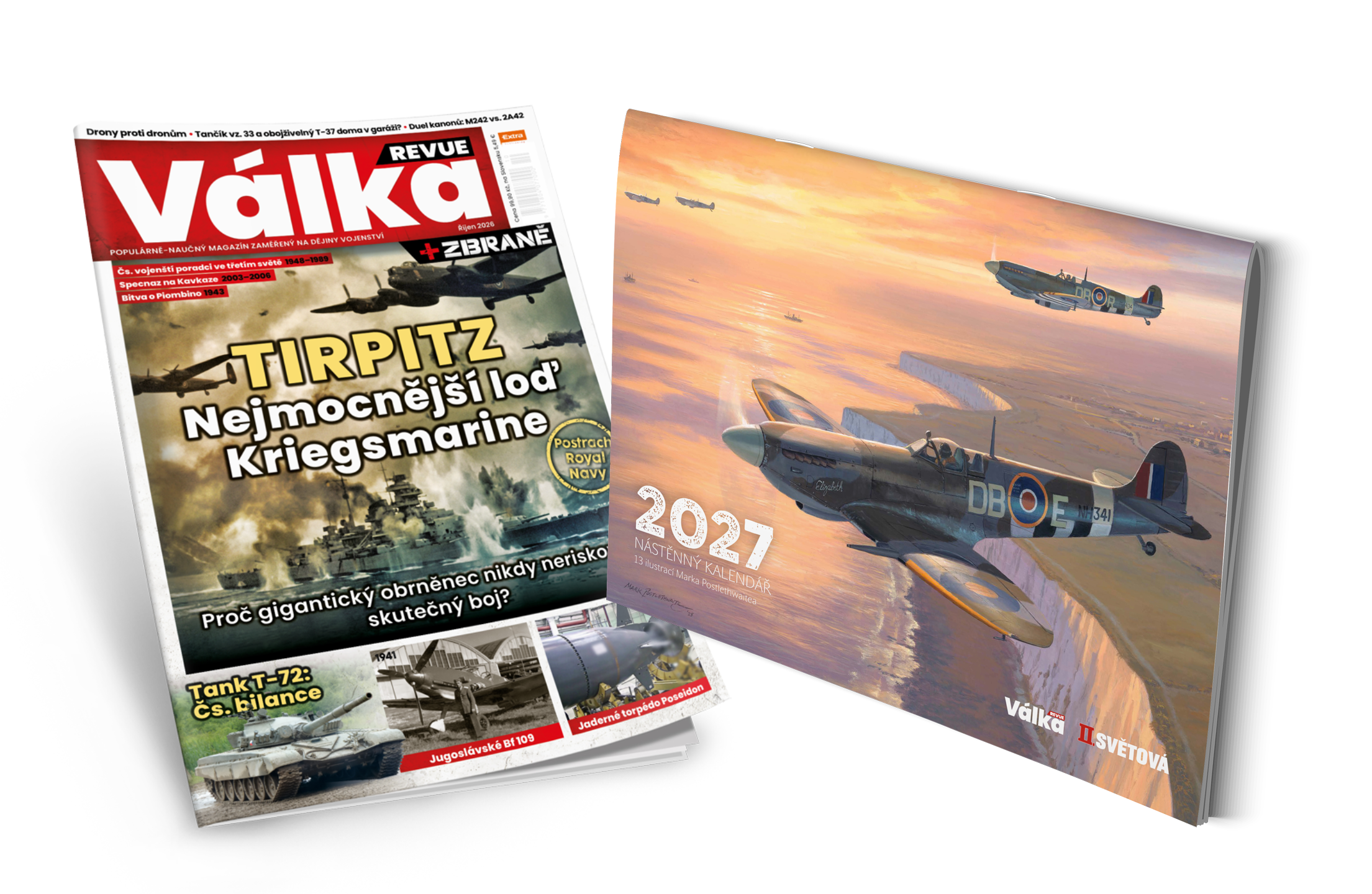 Nástěnný kalendář na rok 2027 (Military)