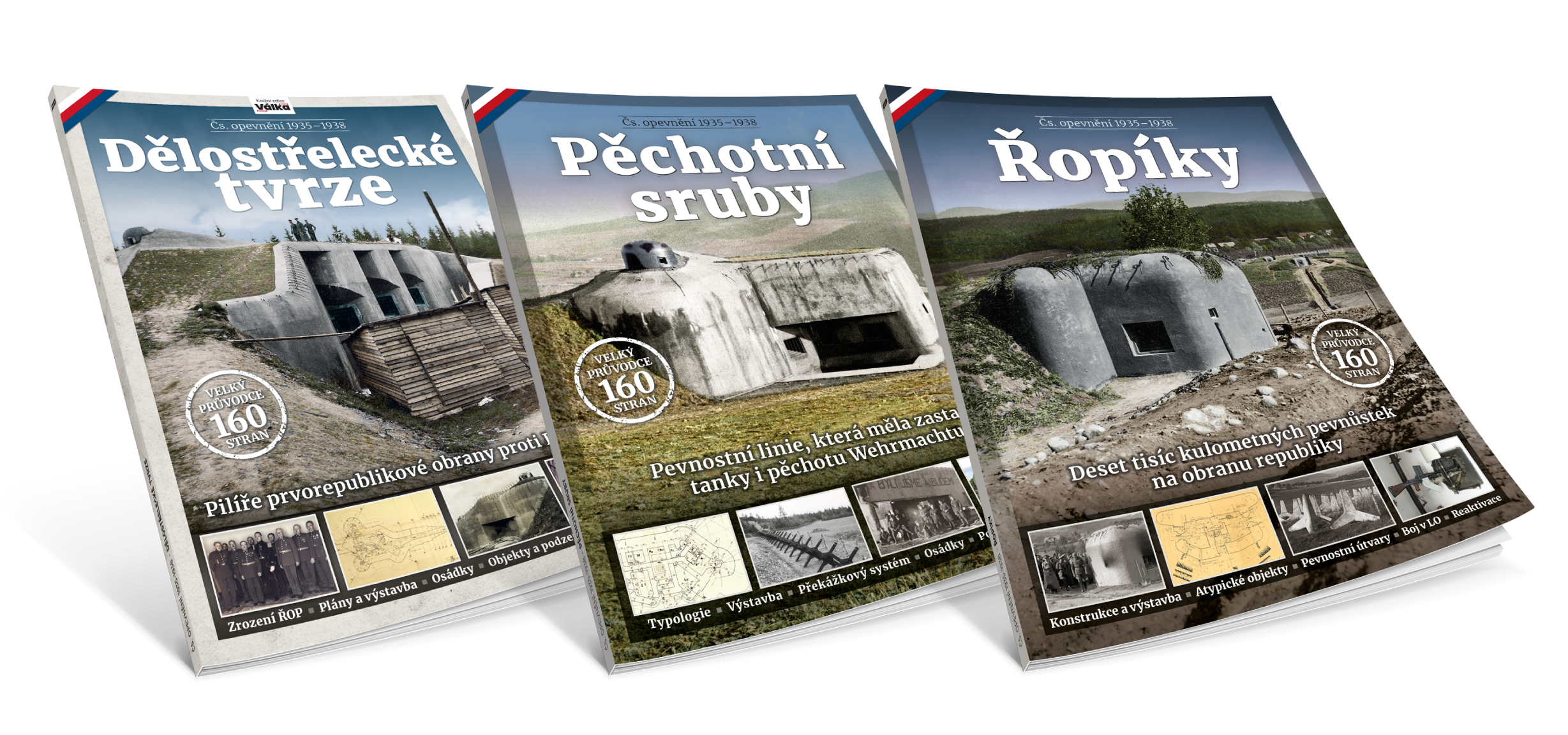 Komplet: Řopíky & Pěchotní sruby & Dělostřelecké tvrze