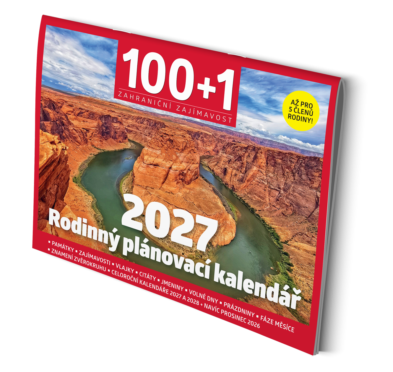 Rodinný plánovací kalendář na rok 2027 (100+1)