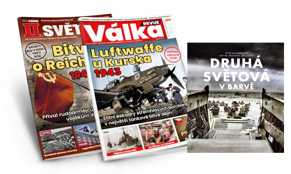 Válka REVUE a II. světová - Předplatné na rok se speciály a knihou Druhá světová v barvě (od č. 12/2026)