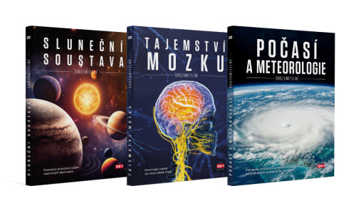 Komplet: Počasí a meteorologie, Tajemství mozku & Sluneční soustava Srozumitelně