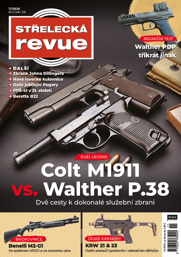 STŘELECKÁ revue 11/2026 - Colt M1911 vs. Walther P.38