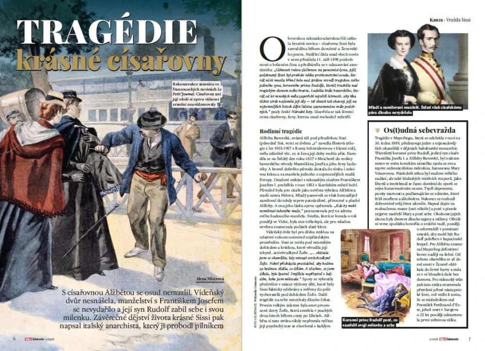 100+1 historie 3/2026 - Vražda císařovny Sissi