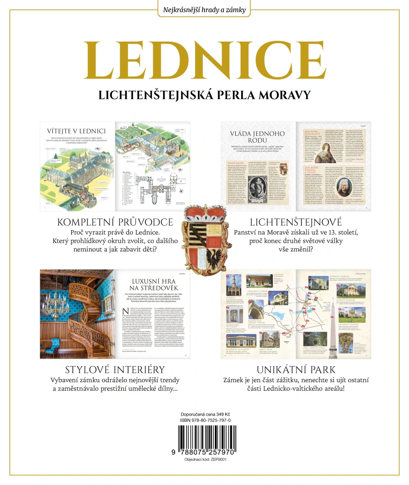 Komplet: Lednice, Český Krumlov, Karlštejn, Pernštejn