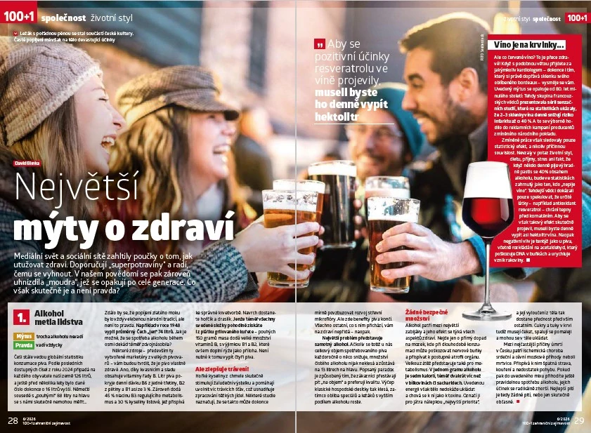 100+1 zahraniční zajímavost 6/2026 - Největší mýty o zdraví