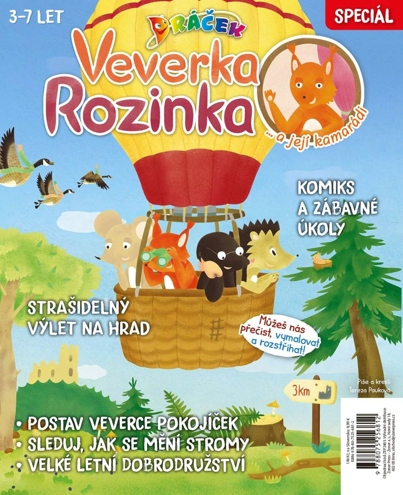 Veverka Rozinka 1+2+3