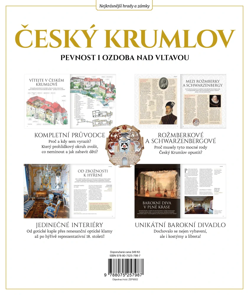 Komplet: Lednice, Český Krumlov, Karlštejn, Pernštejn