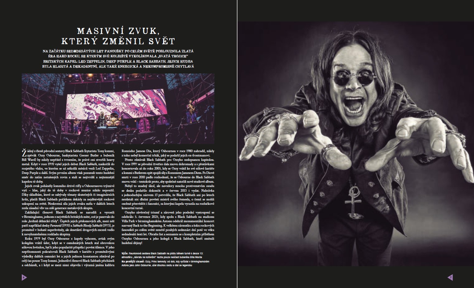 Komplet: Black Sabbath & Ozzy Osbourne (kniha + bookazine)