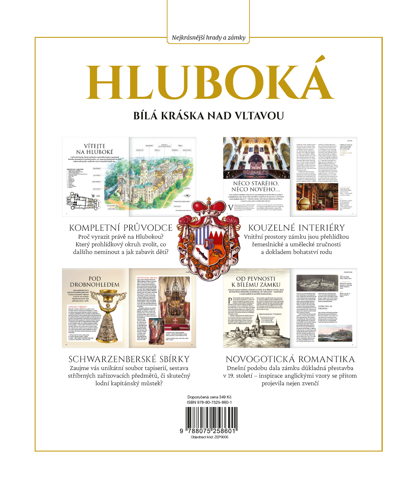 Zámky: Lednice, Český Krumlov, Hluboká, Telč