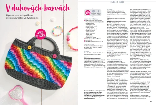 Pestrobarevné háčkování