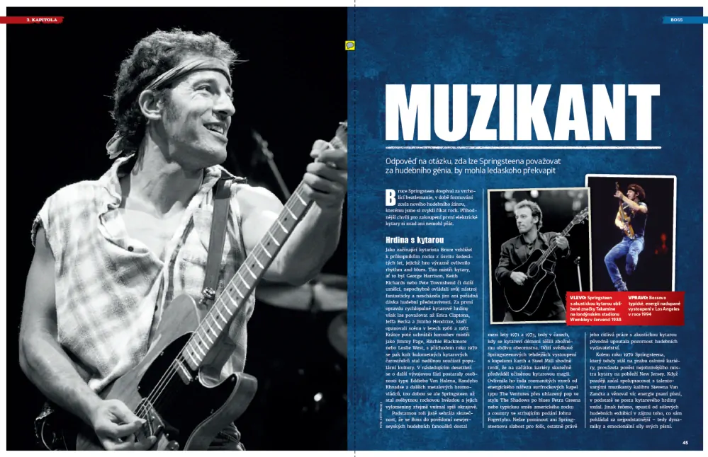 Komplet: Legendární kytary + Jimi Hendrix + Bruce Springsteen