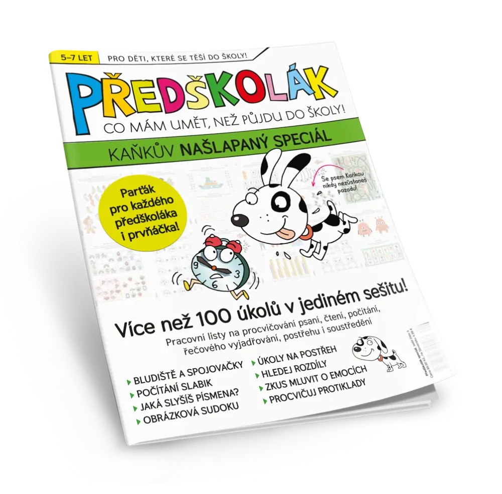 Předškolák – Kaňkův našlapaný speciál (zelený)