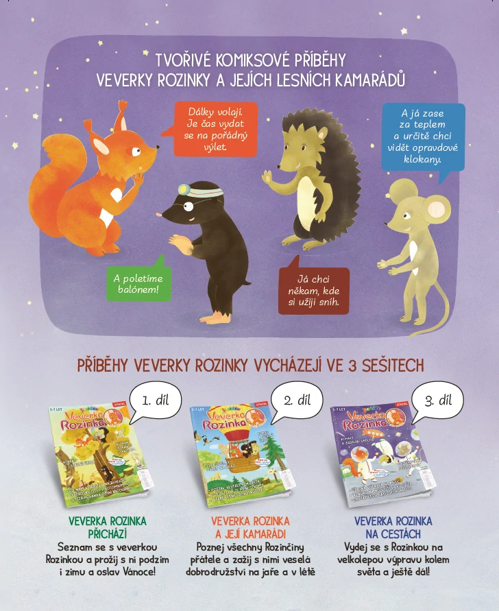 Veverka Rozinka - na cestách (3)