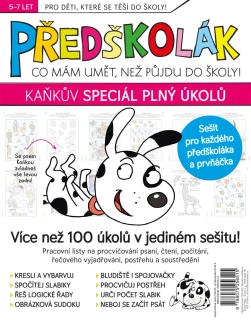 Předškolák – Kaňkův speciál plný úkolů (růžový)