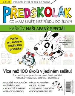 Předškolák – Kaňkův našlapaný speciál (zelený)