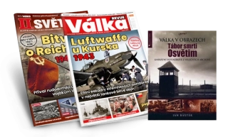 Válka REVUE a II. světová - Předplatné na rok se speciály a knihou Tábor smrti Osvětim - Válka v obrazech (od č. 6/2026)