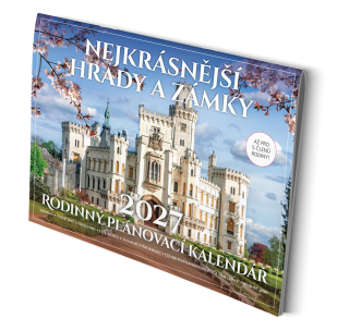 Rodinný plánovací kalendář na rok 2027 (Nejkrásnější hrady a zámky)