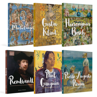 Komplet: Michelangelo, Klimt, Bosch, Rembrandt, Gauguin, Renoir