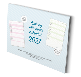 Rodinný plánovací kalendář na rok 2027